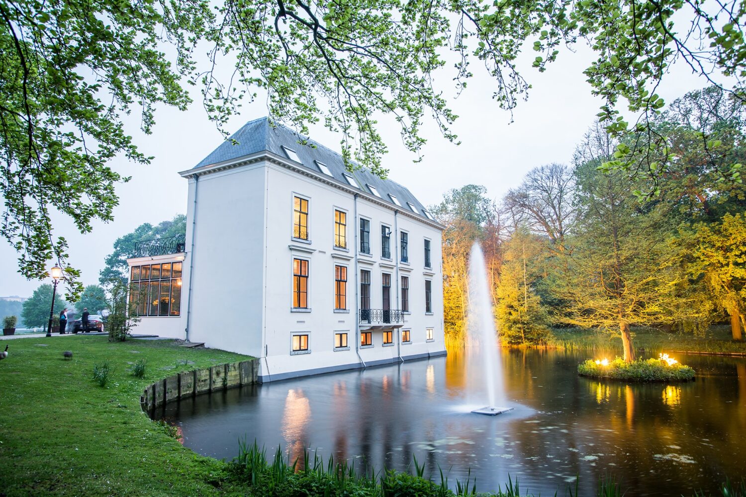 Achterzijde Landhuis Te Werve